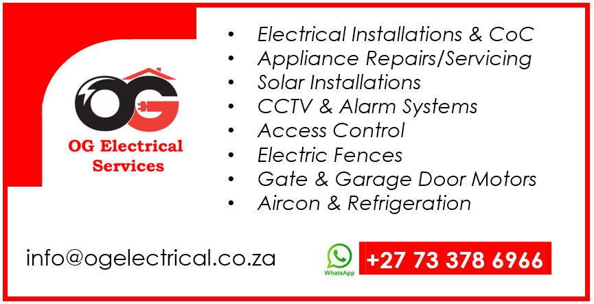 OG Electrical Services Card